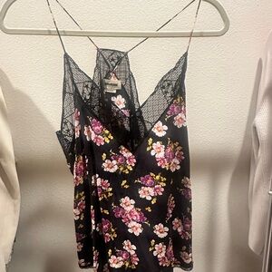 Zadig & Voltaire Black Floral Lace Top